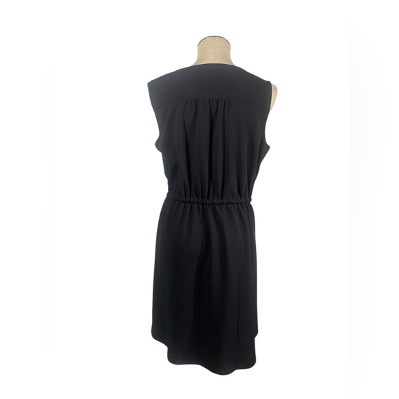 NWT MAURICES Black Sleeveless, V-neck, drawstring waist dress Size 0x - Picture 3 of 9